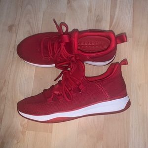 Red Aldo sneakers